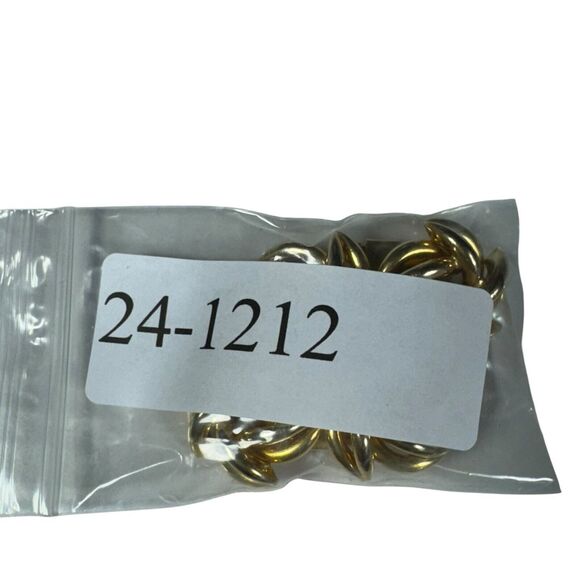 Musi Signed Gold tone Double Star Swirl Dress Clip Set Of Two Flat Back Pretty - Picture 9 of 9